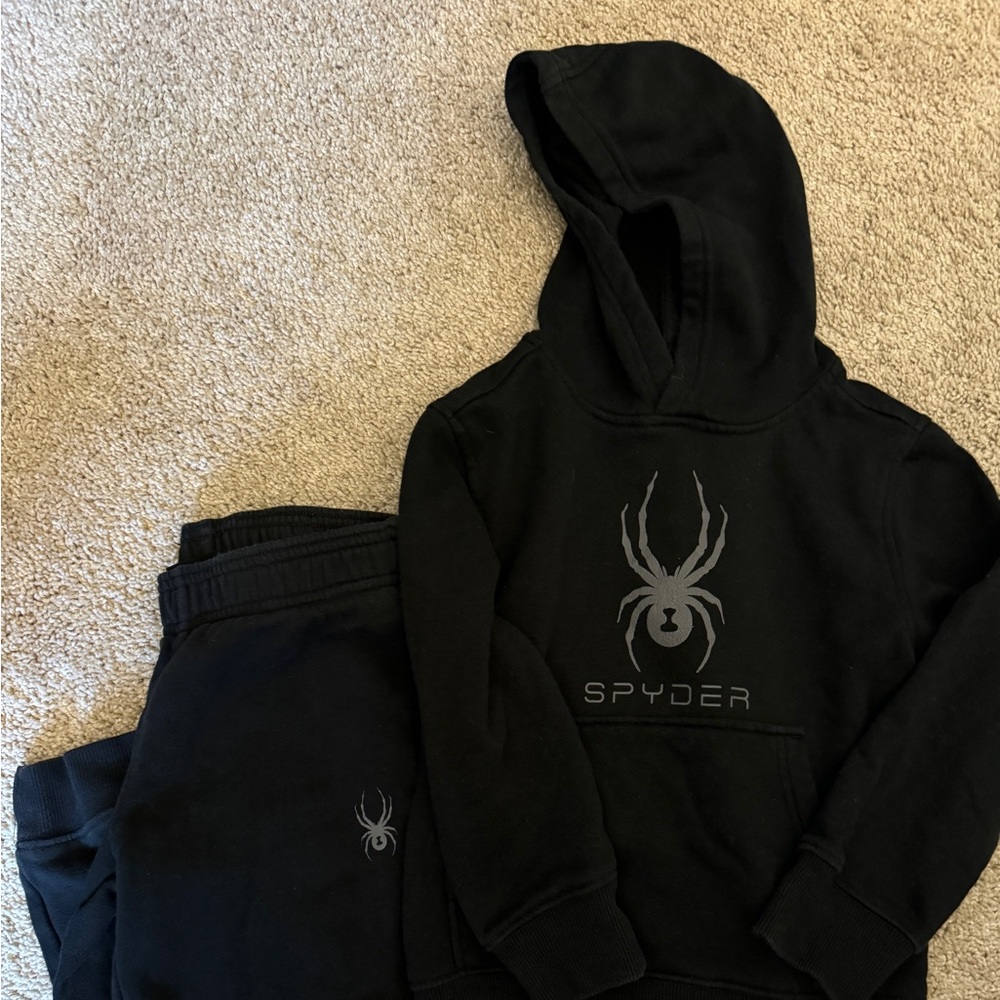 Boys spider man sweat set